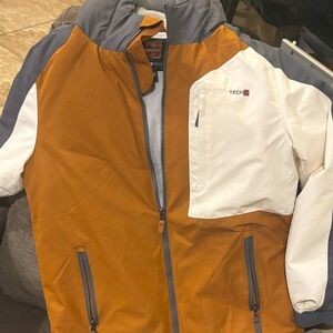 Swiss Tech Big Boys Orange and White Performance Jacket